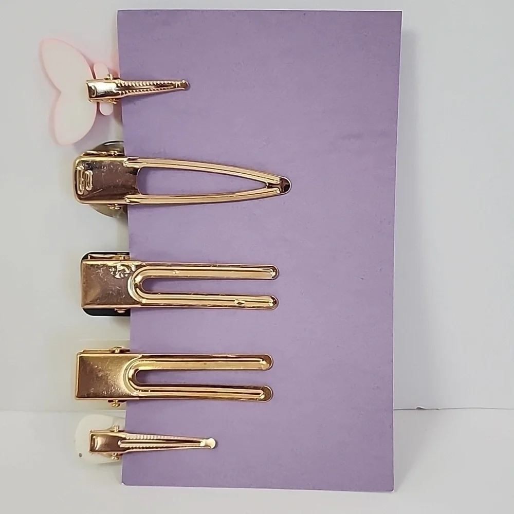 Dinosaur Birthday Card + Set of 5x (five) Hair Clips Burgoyne KJS Industries